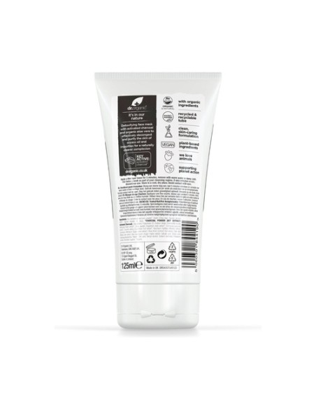 Mascarilla facial de Carbón - piel grasa 125 ml Dr. Organic