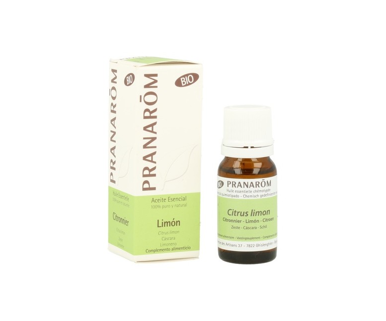 Limón cáscara aceite esencial bio 10 ml Pranarom
