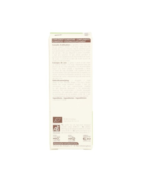 Limón cáscara aceite esencial bio 10 ml Pranarom