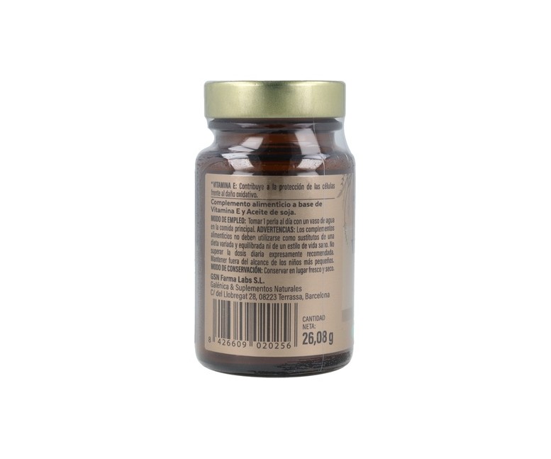 Vitamina E Natural 40 perlas GSN