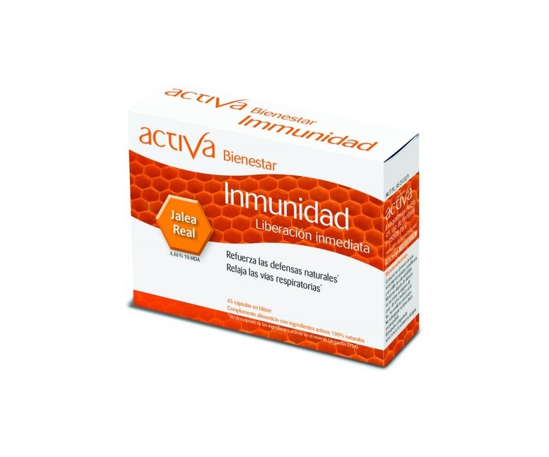 Bienestar inmunidad 45 cápsulas vegetales Activa