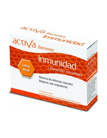 Bienestar inmunidad 45 cápsulas vegetales Activa