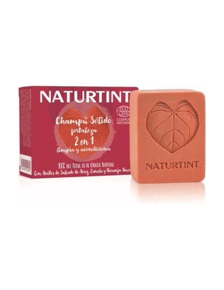 Champu-acondicionador solido fortaleza 75 g Naturtint