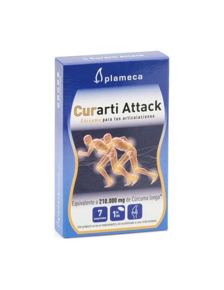 Curarti Attack 7 comprimidos Plameca