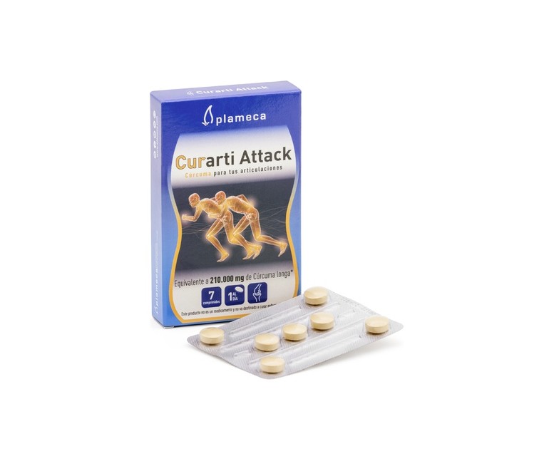 Curarti Attack 7 comprimidos Plameca