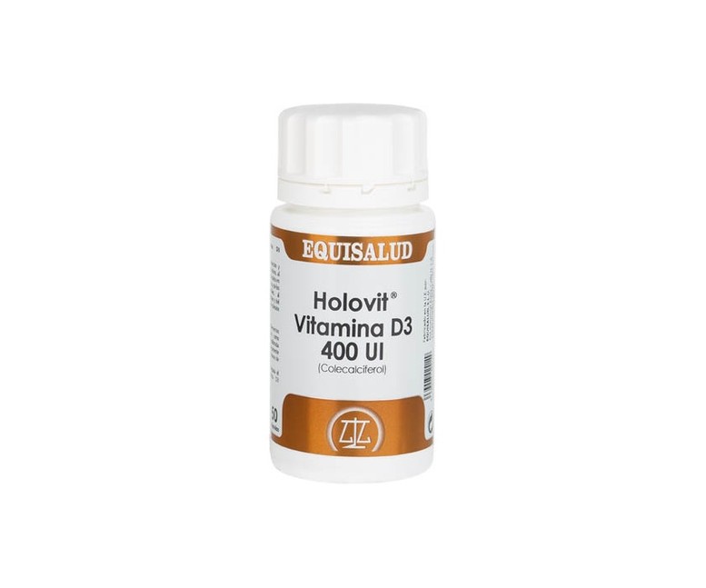 Holovit Vitamina D3 400 UI 50 cápsulas Equisalud
