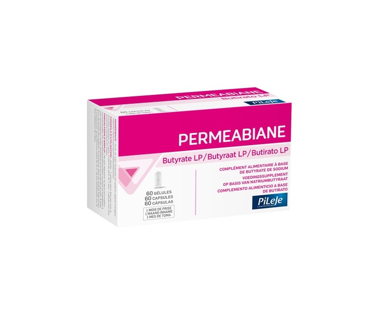 Permeabiane Butirato LP 60 cápsulas Pileje