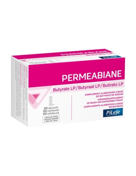 Permeabiane Butirato LP 60 cápsulas Pileje