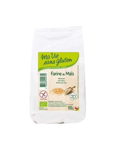 Harina de maíz orgánica 500 g de polvo Ma Vie sans Gluten