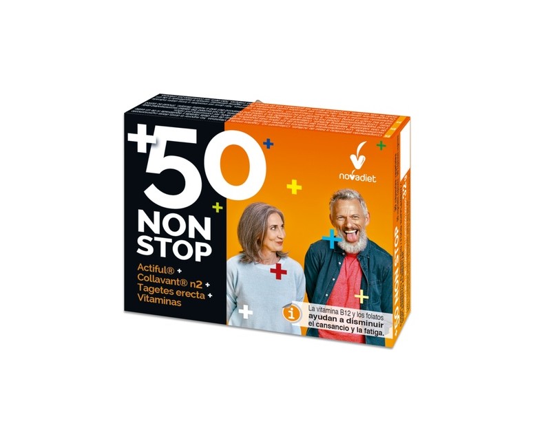 Non stop +50 multinutrientes 30 cápsulas Nova Diet