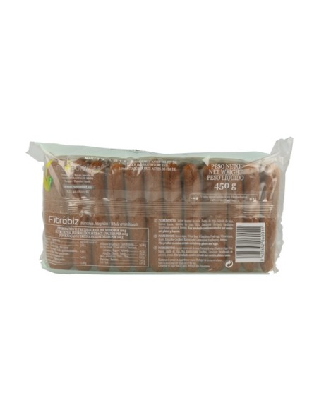 Fibrabiz Bizcochos Integrales 450 g Nova Diet
