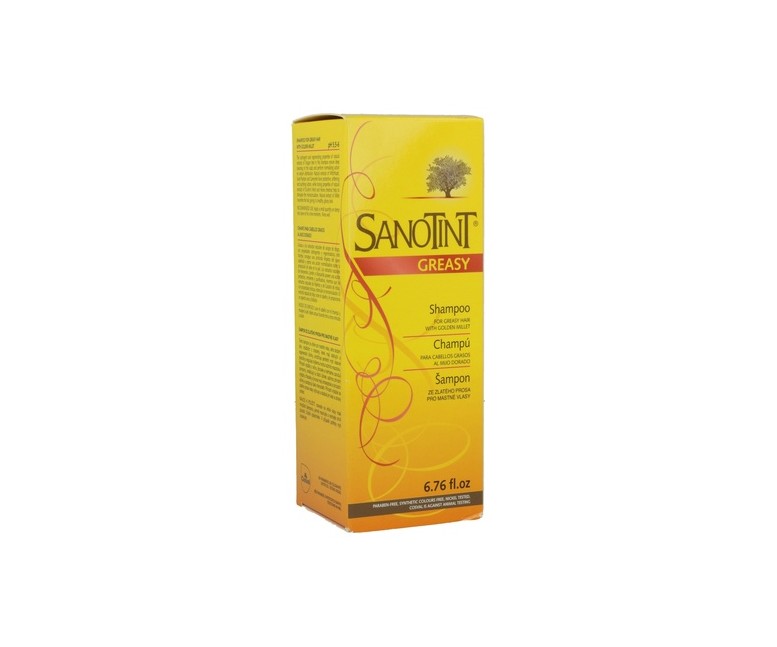 Champú Sanotint Para Cabellos Grasos al Mijo Dorado 200 ml Sanotint