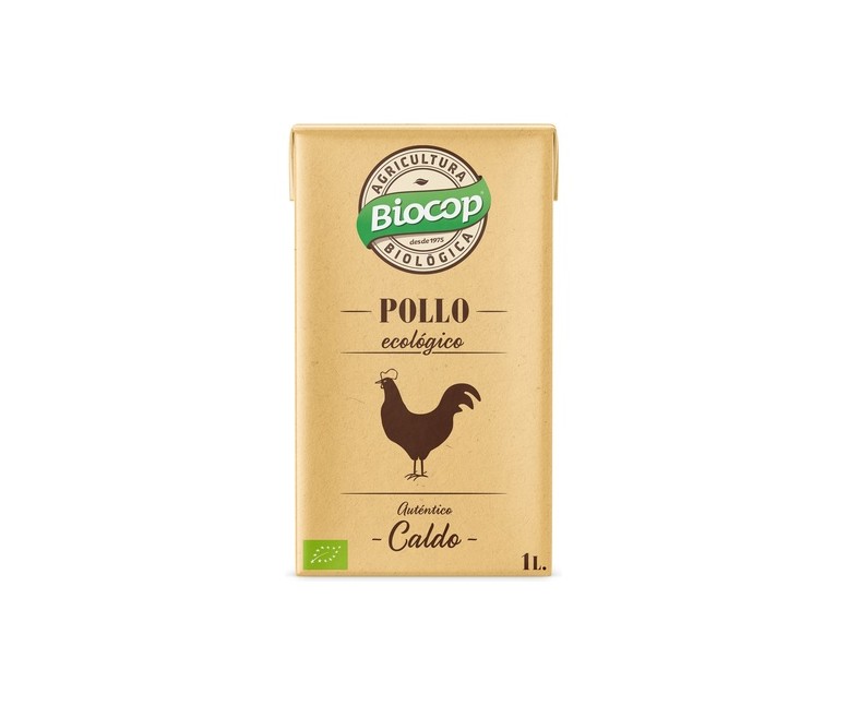 Caldo de pollo Bio 1 L (Pollo) Biocop