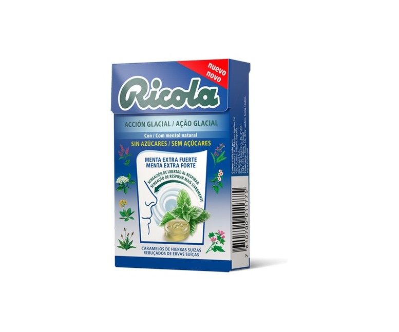 Caramelos Ricola Menta Extra Fuerte 50 g Ricola
