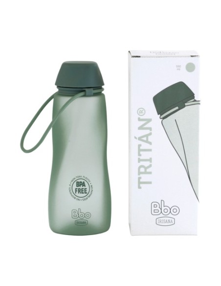 Botella Bbo tritán verde 550 ml 1 unidad (Verde) Irisana