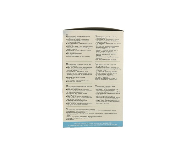 Discos de amamantamiento 30 unidades Masmi Natural Cotton