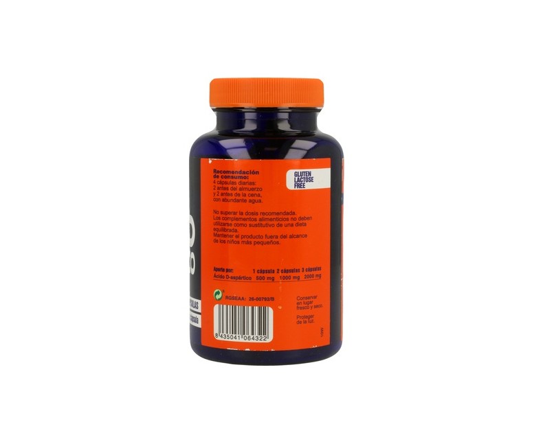 Ácido D-Aspártico Competition 120 comprimidos de 500mg Mega plus