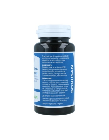 L-Triptófano plus 500mg 60 cápsulas de 500mg Bonusan