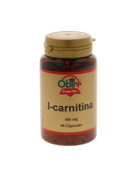 L-Carnitina 90 cápsulas (450mg) Obire