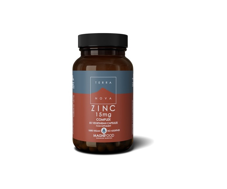 Zinc Complex 50 cápsulas de 15mg Terranova