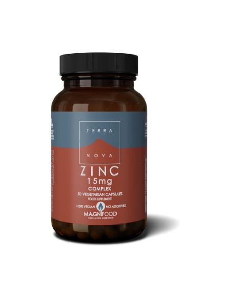 Zinc Complex 50 cápsulas de 15mg Terranova