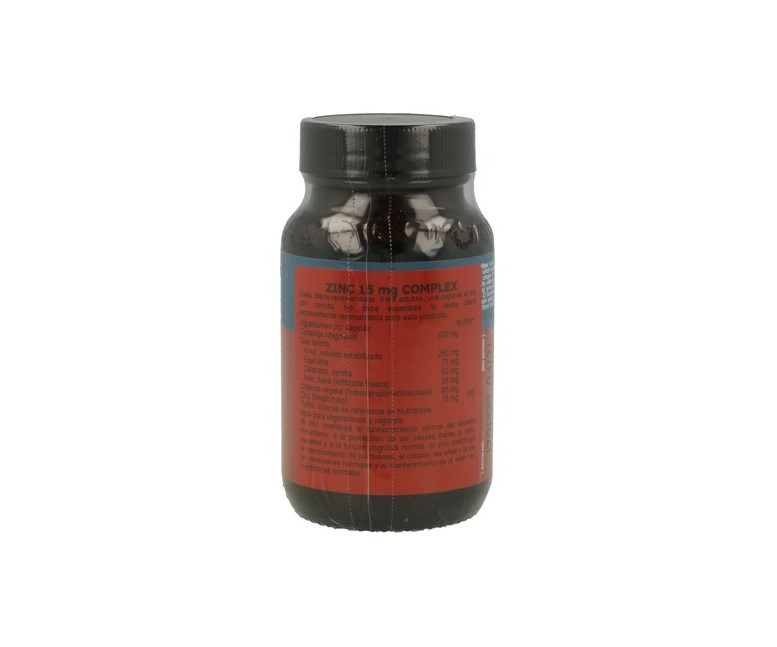 Zinc Complex 50 cápsulas de 15mg Terranova