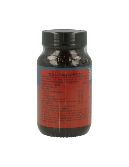 Zinc Complex 50 cápsulas de 15mg Terranova