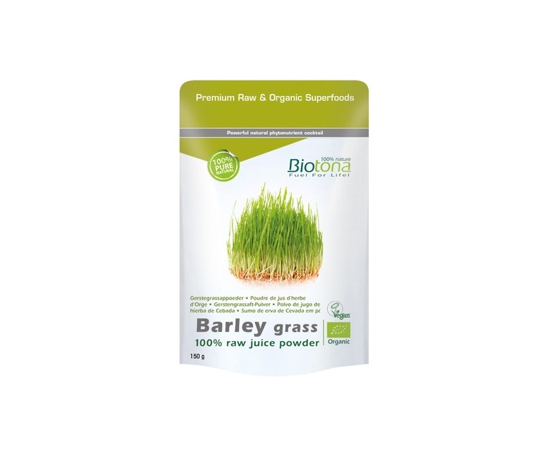 Barley Grass Raw Cebada Bio 150 g Biotona