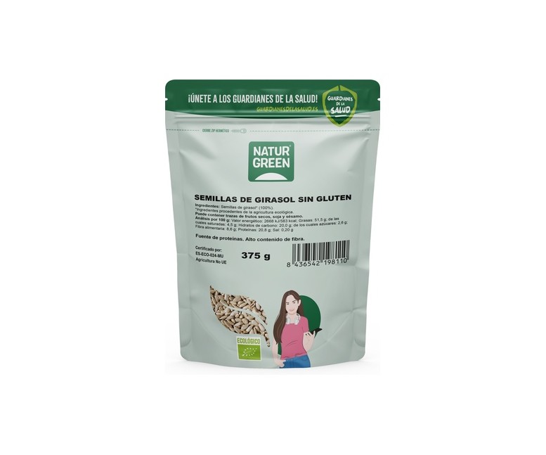 Semilla de girasol Bio 375 g NaturGreen