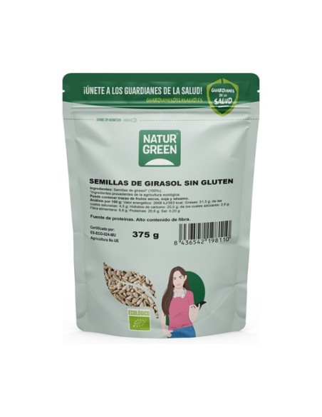 Semilla de girasol Bio 375 g NaturGreen