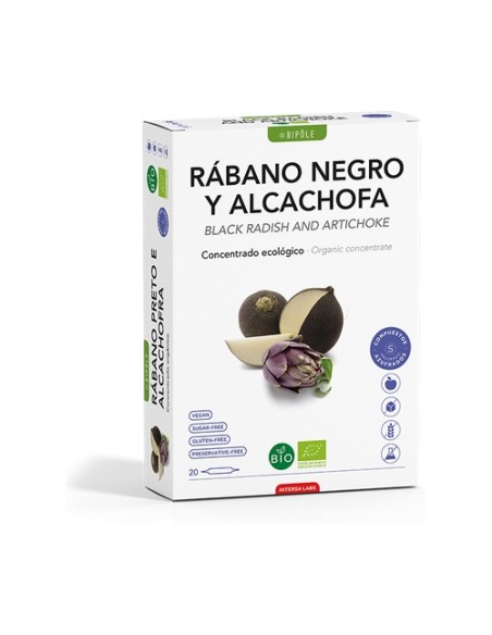 Rábano Negro y Alcachofa 20 ampollas de 10ml Intersa