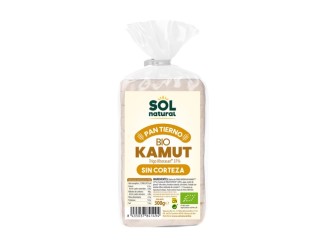 Pan de molde de kamut sin corteza Bio