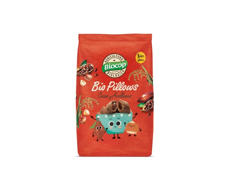 Biopillows Choco Avellanas 300 g Biocop