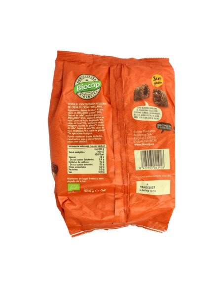 Biopillows Choco Avellanas 300 g Biocop