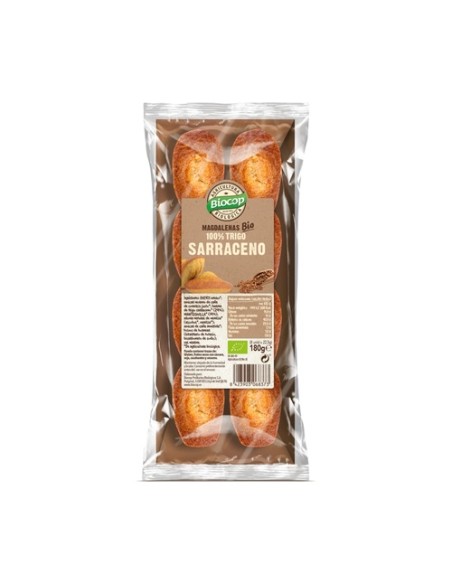 Magdalenas trigo sarraceno Bio 180 g Biocop