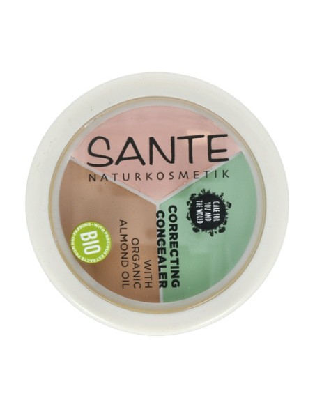 Corrector Polvo-Crema 3 Tonos 6 g de polvo Sante