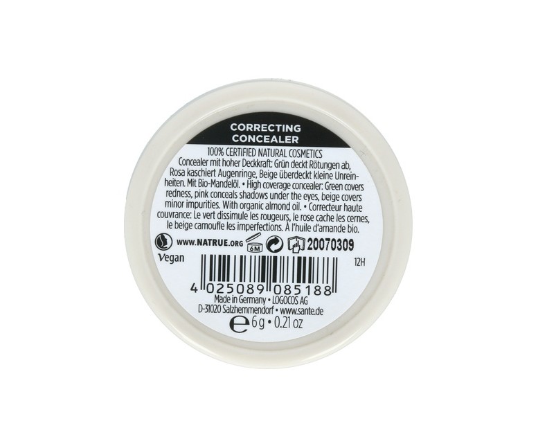 Corrector Polvo-Crema 3 Tonos 6 g de polvo Sante