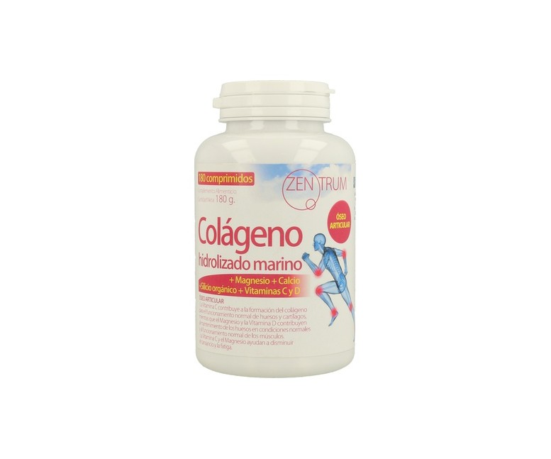 Colágeno hidrolizado marino con magnesio zentrum 180 comprimidos Zentrum