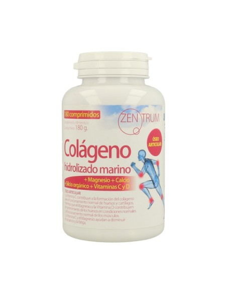 Colágeno hidrolizado marino con magnesio zentrum 180 comprimidos Zentrum