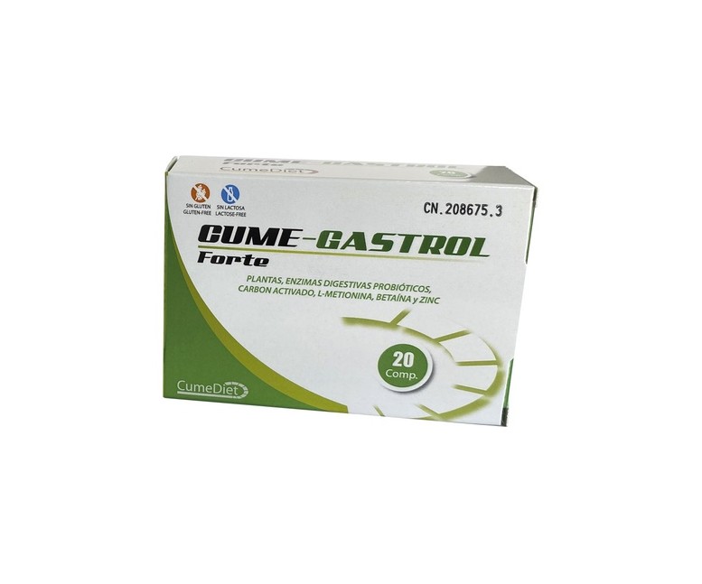 Cume gastrol forte enzimas digestivas 20 comprimidos Cumediet