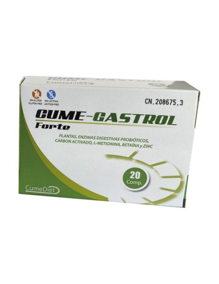 Cume gastrol forte enzimas digestivas 20 comprimidos Cumediet