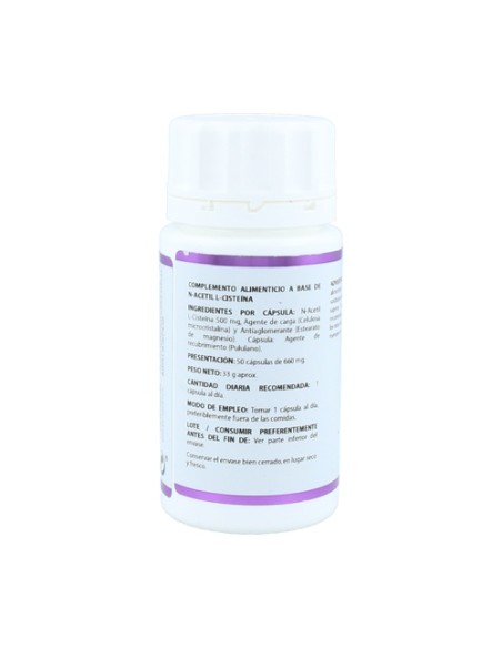 N-Acetil L-Cisteína Holomega 50 cápsulas Equisalud