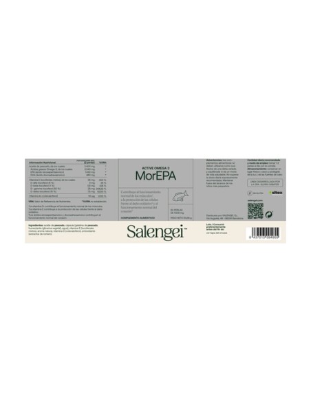 Active omega 3 Morepa 60 perlas de 1506mg Salengei