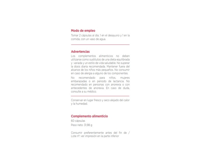 Satylia (metabolismo) 60 cápsulas Eubiotics