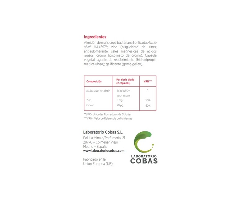 Satylia (metabolismo) 60 cápsulas Eubiotics