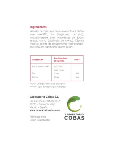 Satylia (metabolismo) 60 cápsulas Eubiotics
