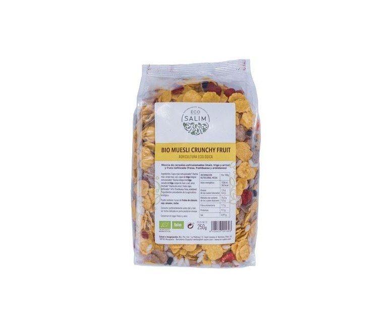Bio muesli crunchy fruit Bio 250 g Eco Salim