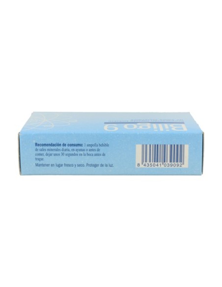 Biligo 9 (Silicio) - Oligoelemento 20 ampollas de 2ml Plantis