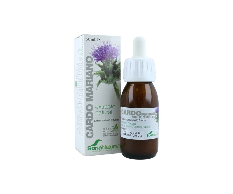 Extracto natural de cardo mariano 50 ml Soria Natural