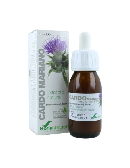 Extracto natural de cardo mariano 50 ml Soria Natural